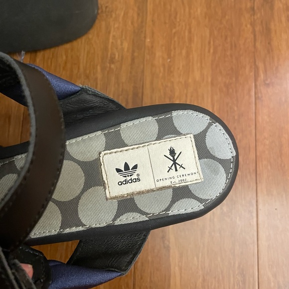 Adidas x Opening Ceremony Printed T strap platform Sandals - Picture 6 of 6